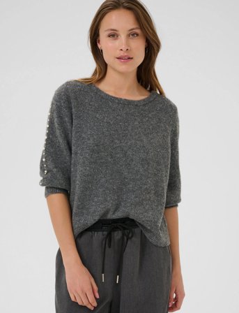 Kaffe Kabetty Pullover - Grey - S