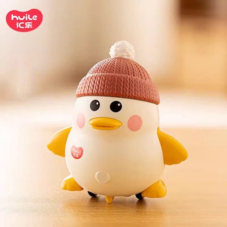 Krypende Babyleke Med Musikk, Magetid Andefamilieleke Lyser Opp Interaktivt Leketøysett Gave Til Småbarn 1 Gås