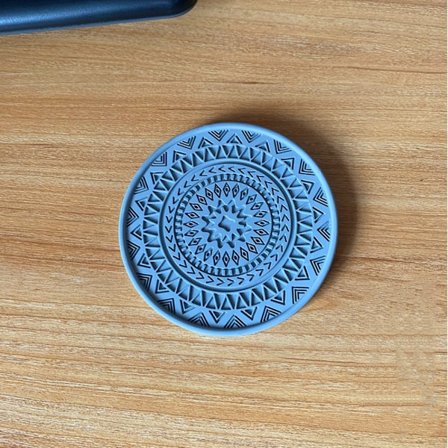 Diatomite Isolated Matt Coasters MØRK GRÅ