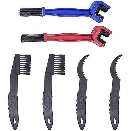 6-pack Polkupyörän Ketjun Puhdistusharjojen Sarja Huoltotyökalut