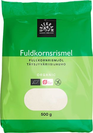 Urtekram Fuldkorns rismel Ø 500 g, Helse & Madvarer, Mel, Rismel
