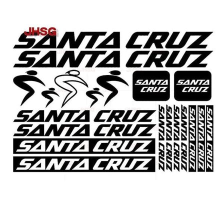 30/40cm Santa Cruz Dekalsett Vinyl Dekal Fjellrik Sykkeldekorasjon Dekal