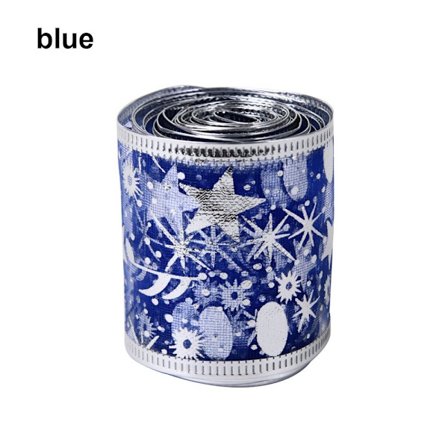 Glitterband Siden Presentförpackning BLÅ - spot försäljning