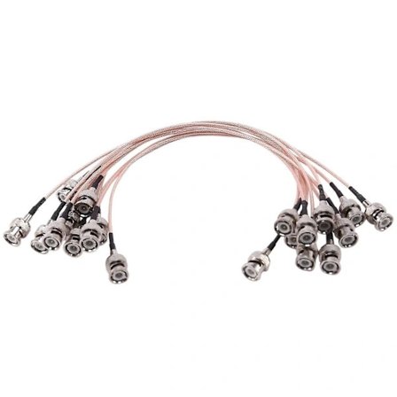10 st RG316 Koaxialkablar 50Ohm BNC Hane TILL BNC Hane Kontakt KABEL 30cm