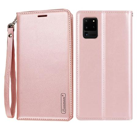Samsung Galaxy S20 Ultra - Eksklusivt Hanman Wallet Cover Roséguld