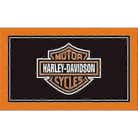 Harley Davidson Sort Orange Kant 3x5 Ft Motorcykelflag Garage Mandehule QQTE192 2025