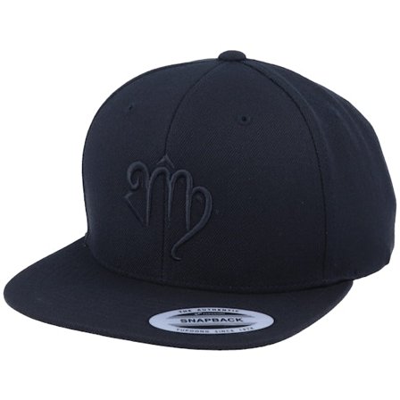 Astrology - Schwarz Snapback Cap - Virgo 3D Black Snapback @ Hatstore