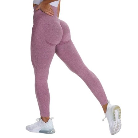 Kvinnor Tight Yoga Byxor Gym Outfits Träningskläder Fitness Sport Light Bean Paste