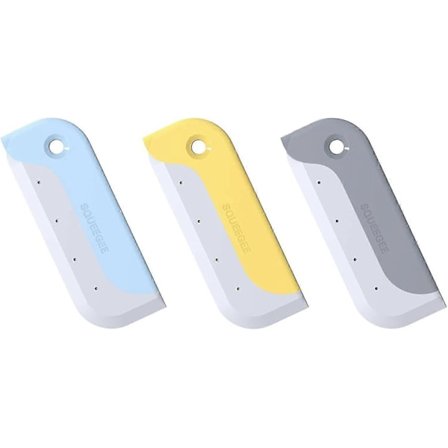 3-pack Liten Skrapa, Mini Silikonskrapa för Diskbänk och Bänkskiva