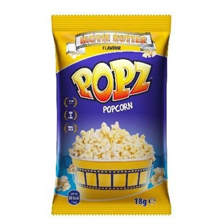 Popz RTE Popcorn Moviebutter 18G - Partyninja.se
