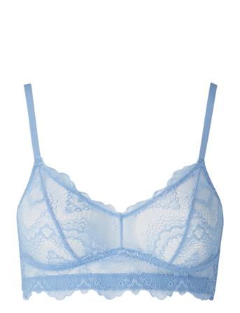 Mesh Balc Tte Lingerie Bras & Tops Balc Tte Bras Blue Understatement Underwear