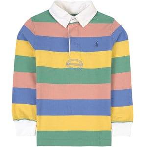 Kids - Ralph Lauren Multicolor Striped Rugby Shirt 5 Years - Tops - 5 years - Blue