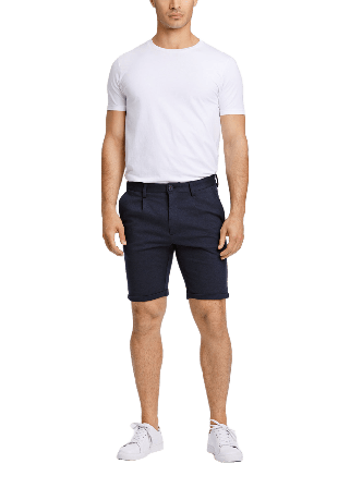 Lindbergh Pleated shorts Byxor Herr Blå XXL