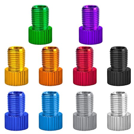 Presta Ventil Adapter, Konverter Presta til Schrader Adapter til Cykel, Pump Dæk Op Ved Brug Af Standard Pumpe Eller Luftkompressor (10 STK)