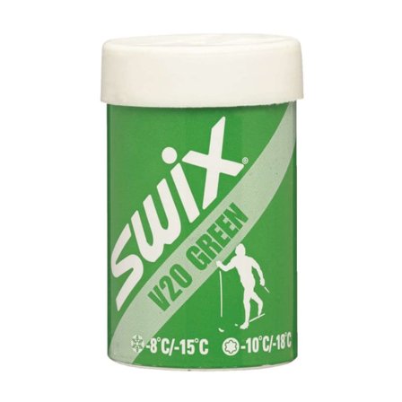 Swix V20 Green Hardwax-8/-15C , 45G ski wax OneSize