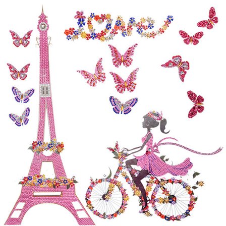 1 Set Diamantmålning Dekaler för Barn, Måla efter Siffror