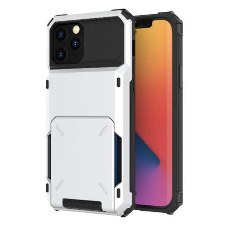 Flip Mobilskal Med Kortplatser Till Iphone 13 Pro Max - Vit Vit