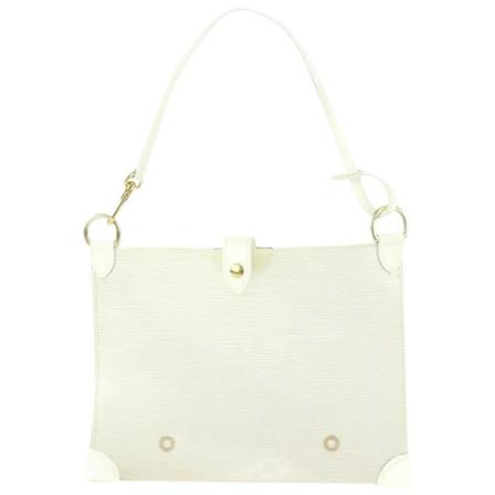 Louis Vuitton Vintage, Pre-owned Leather louis-vuitton-bags Beige, Dames, Maat:ONE Size