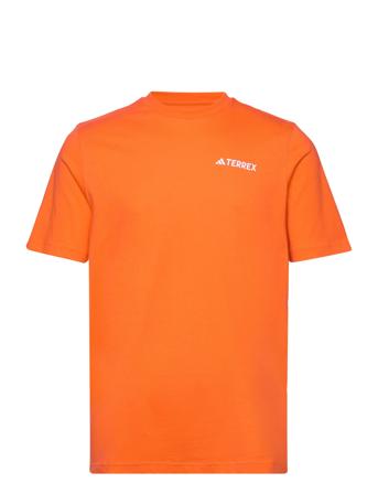 Tx Mtn 2.0 Tee T-shirts Short-sleeved Oransje Adidas Terrex*Betinget Tilbud