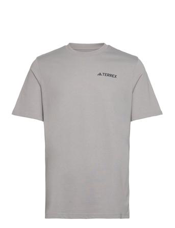 Tx Mtn 2.0 Tee T-shirts Short-sleeved Grå Adidas Terrex*Betinget Tilbud