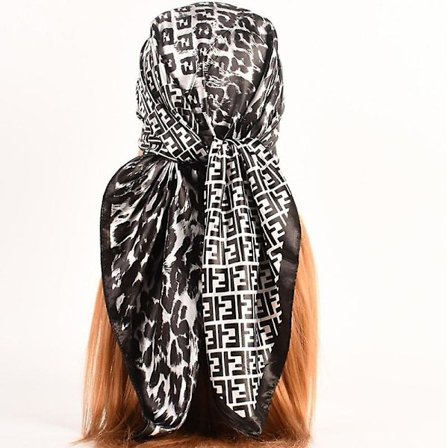 Dam Vintage Bandana Svart