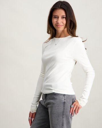 Creamie T-shirt LS Cremefarben T-Shirts Mädchen - Kids Brand Store