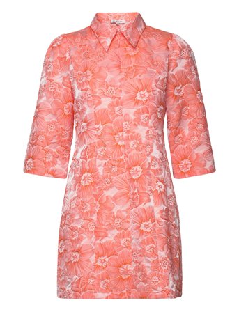 Stinne Dress Coral A-View