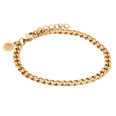 by BILLGREN Sullivan | Stålarmband Accessoarer Herr Guld 19 cm