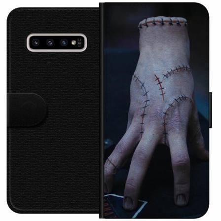 Samsung Galaxy S10+ Plånboksfodral Wednesday Addams