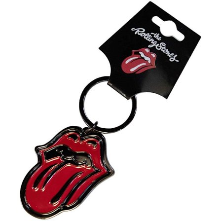 The Rolling Stones Classic Tongue Keyring One Size Röd/Svart