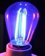 SYNERGY 21 LED Retrofit E27 S14 blau mit 2 Watt für Lichterkette