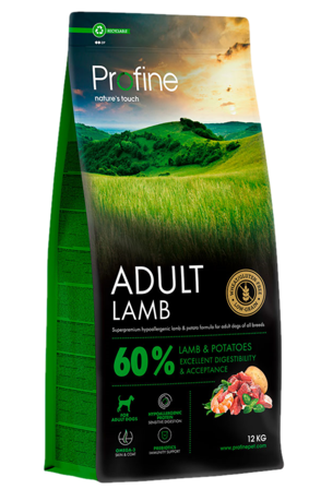 Profine - Tørrfôr Adult Lam & Poteter 12 kg - Hund - Hundefôr & hundemat - Tørrfôr for hund - ZOO.no