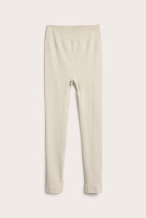 Kappahl | Legginsy do ćwiczeń Jasnobeżowy XL | Jasnobeżowy