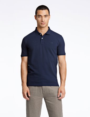 Lindbergh Polo Tee S/S - Navy - S