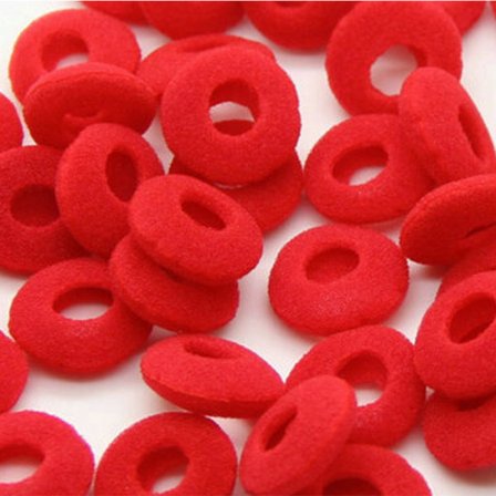 Öronkuddar för in-ear-hörlurar 5 par Röd