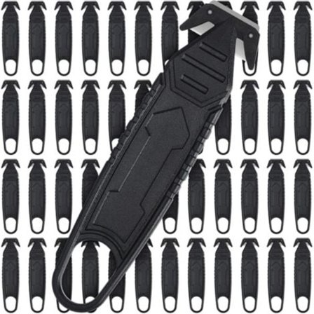 Rustfrit stål skjult pakkeåbner med separatortape til karton, brev, arbejdspakke med værktøj