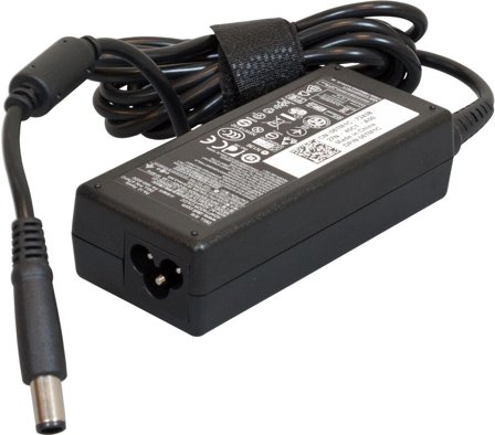 DELL 3 Prong AC Adapter - Customer Kit - strømadapter - 65 watt