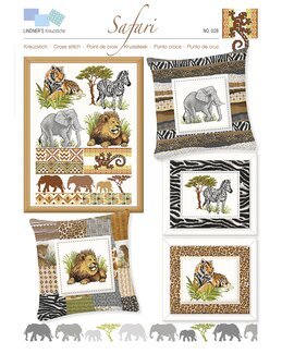 Korsstygnsmönster Djur