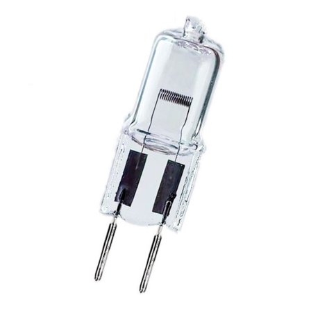 GY6.35 Halogenlampa 24 Volt Klar Lampa T4 Dimbar G6.35 Halogenlampor 24V-150W 1 st [Energiklass G]
