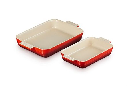 LE CREUSET Ildfast Formsett 25+32cm Cerise