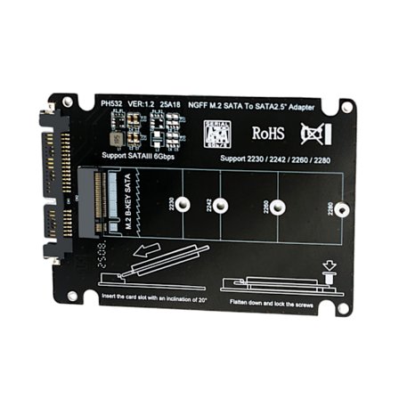 M.2 B Key Hårddisk Adapterkort M.2 Konverterare M.2 Adapter Konverterare