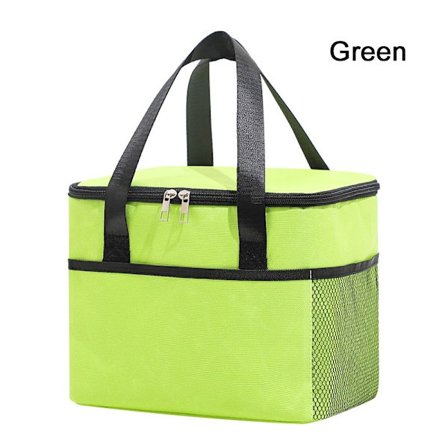 8L Isolerad Thermal Bag Kylväska Lunchväska GRÖN