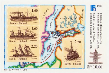 Finland 1986 - AFA 1000 - Miniark - Postfrisk