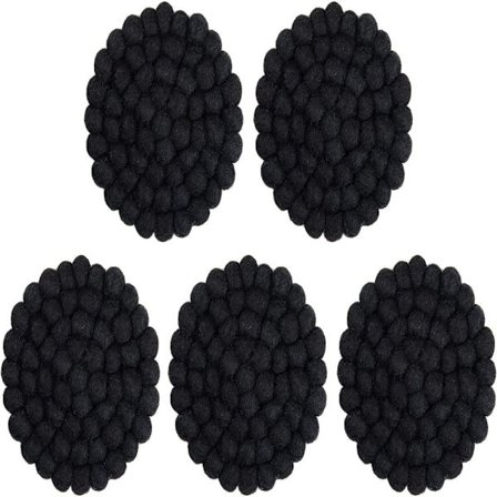 5 kpl Pyöreät huopalasinaluset Huopalasinaluset 5 kpl 5 kpl