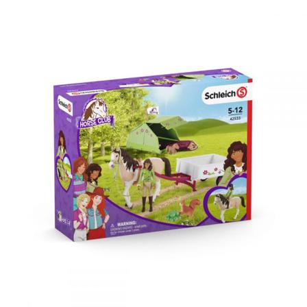 Schleich Horse Club Sarahs Campingutflykt 42533 Multifärg
