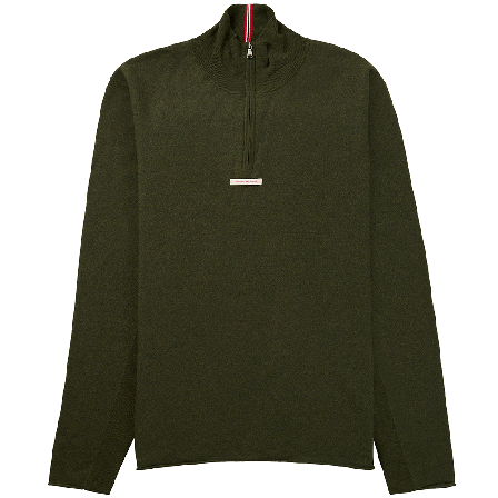 Amundsen Boiled Half Zip Mens Earth