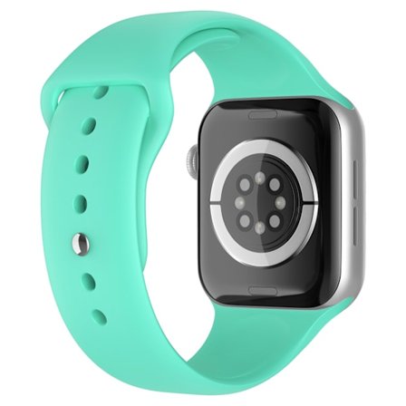 Apple Watch 38/40/41/42 mm Silikon Armband (M/L) Mintgrön