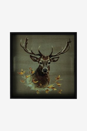 Nordic Furniture Group - Serveringsbricka Hjort - Svart - Brickor - Från Homeroom