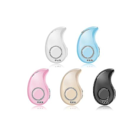 Mini Bluetooth Stereo Headset In Ear Trådlösa hörlurar Öronsnäckor Hörlurar (rosa)