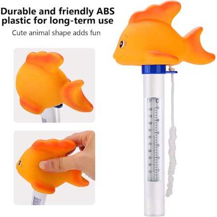 Simbasspooltermometer, Flytande Pooltermometer Cartoon Söt